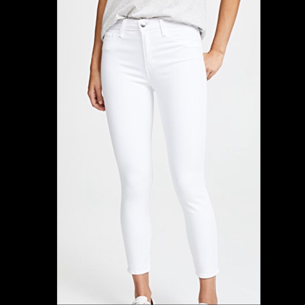 L’Agence Margot Skinny Jean in Blanc Size 28